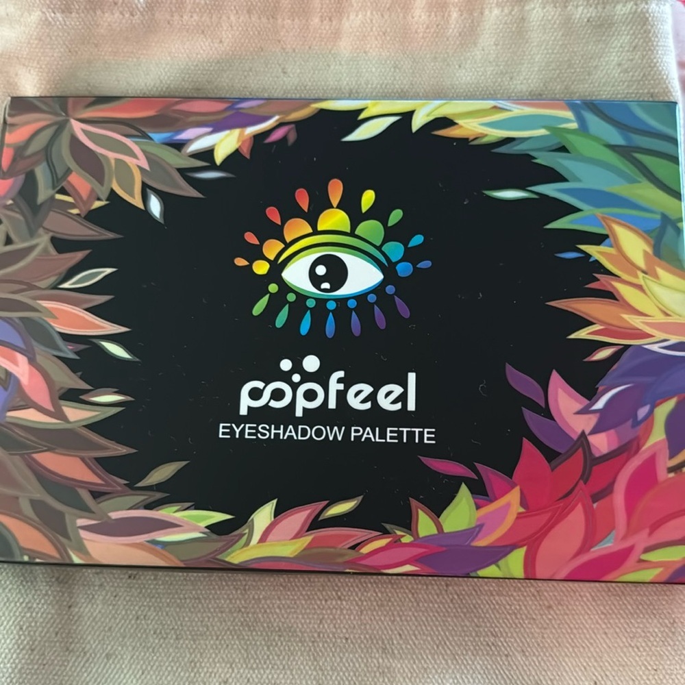 Popfeel Cosmetics Bundle All New Sealed 12 Items‎ with Blender Sponge and Bag.